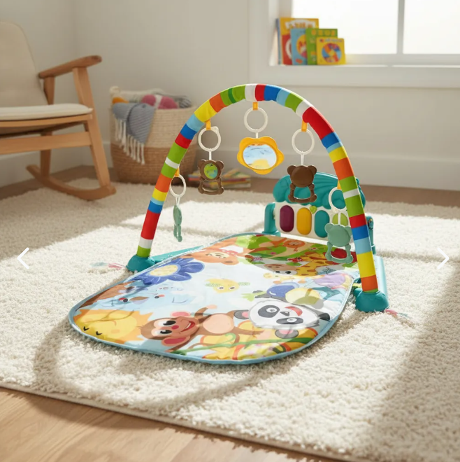gimnasio piano musical tapete de juegos para bebés hr5623 1