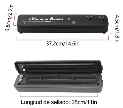 Selladora Al Vacío Automática Para Alimentos Con 10 Bolsas 110v