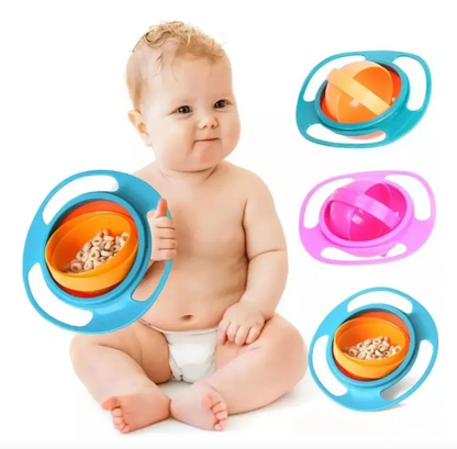 Plato Giroscopio Bebes Mágico Antiderrames Resistente Golpes